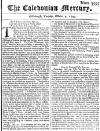 Caledonian Mercury Tue 04 Oct 1743 Page 1