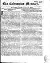Caledonian Mercury Thu 13 Oct 1743 Page 1