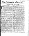 Caledonian Mercury Thu 27 Oct 1743 Page 1