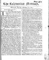 Caledonian Mercury Thu 10 Nov 1743 Page 1