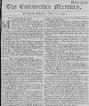 Caledonian Mercury Thu 07 Jun 1744 Page 1