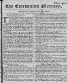 Caledonian Mercury Mon 23 Jul 1744 Page 1