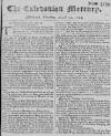 Caledonian Mercury Thu 23 Aug 1744 Page 1