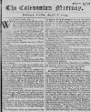 Caledonian Mercury Tue 28 Aug 1744 Page 1