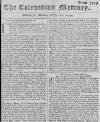 Caledonian Mercury Mon 22 Oct 1744 Page 1