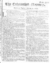 Caledonian Mercury Tue 22 Jan 1745 Page 1