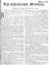 Caledonian Mercury Tue 12 Feb 1745 Page 1