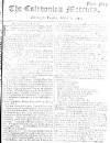 Caledonian Mercury Tue 05 Mar 1745 Page 1
