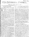 Caledonian Mercury Tue 07 May 1745 Page 1