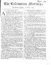 Caledonian Mercury Mon 05 Aug 1745 Page 1