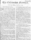 Caledonian Mercury Mon 19 Aug 1745 Page 1