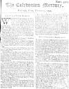 Caledonian Mercury Fri 01 Nov 1745 Page 1
