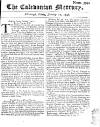 Caledonian Mercury Fri 17 Jan 1746 Page 1