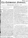 Caledonian Mercury Tue 04 Feb 1746 Page 1