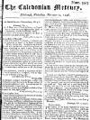 Caledonian Mercury Wed 12 Feb 1746 Page 1