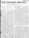 Caledonian Mercury Tue 18 Feb 1746 Page 1