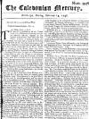 Caledonian Mercury Mon 24 Feb 1746 Page 1