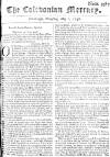 Caledonian Mercury Thu 01 May 1746 Page 1