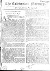 Caledonian Mercury Mon 19 May 1746 Page 1