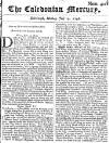 Caledonian Mercury Mon 14 Jul 1746 Page 1