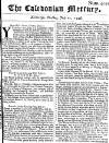 Caledonian Mercury Tue 22 Jul 1746 Page 1