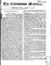 Caledonian Mercury Mon 18 Aug 1746 Page 1