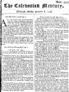 Caledonian Mercury Mon 08 Sep 1746 Page 1