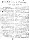 Caledonian Mercury Thu 01 Jan 1747 Page 1