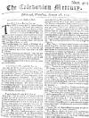 Caledonian Mercury Wed 28 Jan 1747 Page 1