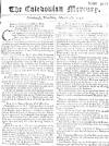 Caledonian Mercury Thu 26 Mar 1747 Page 1