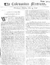 Caledonian Mercury Mon 04 May 1747 Page 1