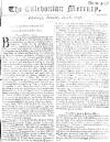 Caledonian Mercury Thu 07 May 1747 Page 1