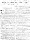 Caledonian Mercury Mon 11 May 1747 Page 1