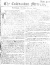 Caledonian Mercury Mon 01 Jun 1747 Page 1