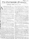 Caledonian Mercury Tue 09 Jun 1747 Page 1