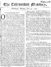 Caledonian Mercury Mon 29 Jun 1747 Page 1