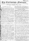 Caledonian Mercury Thu 09 Jul 1747 Page 1