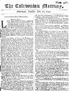 Caledonian Mercury Tue 28 Jul 1747 Page 1