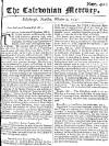 Caledonian Mercury Tue 06 Oct 1747 Page 1