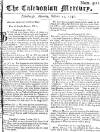 Caledonian Mercury Mon 12 Oct 1747 Page 1