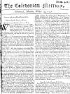 Caledonian Mercury Mon 19 Oct 1747 Page 1