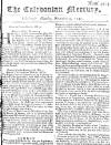 Caledonian Mercury Mon 09 Nov 1747 Page 1