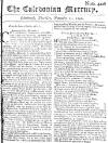 Caledonian Mercury Thu 12 Nov 1747 Page 1