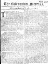 Caledonian Mercury Tue 17 Nov 1747 Page 1