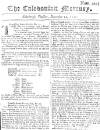 Caledonian Mercury Tue 22 Dec 1747 Page 1