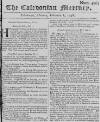 Caledonian Mercury Mon 08 Feb 1748 Page 1