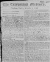 Caledonian Mercury Tue 01 Nov 1748 Page 1
