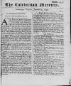 Caledonian Mercury Tue 03 Jan 1749 Page 1