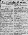 Caledonian Mercury Tue 10 Jan 1749 Page 1