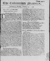 Caledonian Mercury Mon 23 Jan 1749 Page 1